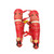 Used All-Star DELTA-FLEX Catchers Leg Guards Red Adult 11834-S000042419 View 1