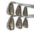 Used Ping G10 SILVER DOT Men's RH Iron Set 5I-PW Stiff Flex Steel Shaft 11506-S000291821 View 3