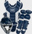 New RAWLINGS PLAYERS 3 SERIES NVY/WHT YOUTH CATCHERS SET 11490-RAWPLYCS3YNVYWH View 1