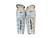 Used Bauer J19 Junior Shin Guards White 10" View 1