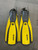 Used Mares PLANA AVANTI Underwater Fins Yellow XL 11614-S000224533 View 1