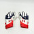 Used Under Armour BB/SB Batting Gloves Navy Blue And Red MD 11805-S000070050 View 1
