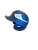 Used Rawlings BB/SB HELMET Batting Helmet No Mask Royal Blue MD View 2