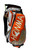 Used Honma Team TOUR WORLD 5-Way Golf Stand Bag Orange w/ Rain Hood 11731-S000150852 View 2