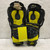 Used Bauer SUPREME MACH Youth Shin Guards Black And Yellow 9" 11855-S000194115 View 2