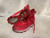 Used Under Armour Jr FB Cleats Red Junior 03.5 11790-S000051312 View 2