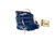 Used Rawlings PL90RWB BB/SB Glove RH Throw Royal Blue 9" View 2