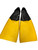 Used DOLFINO MARINA Swim Fins / Snorkel Fins Yellow MD 7-9 11731-S000150992 View 1