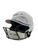 Used Mizuno F6 Batting Helmet w/Mask White One Size 11885-S000191204 View 1