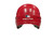 Used Rawlings BATTING HELMET Batting Helmet No Mask Red One Size View 4
