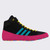 New Adidas HVC 2 Mens 6.5 Black/Cyan/Pink Wrestling Shoes 11692-64AJQ4992S65 View 1