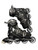 Used RollerDerby VTECH 500 Senior Roller Quad Skates Black Adjustable 11724-S000219565 View 1