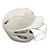 Used Easton Batting Helmet w/Mask White SM 11375-S000369337 View 2