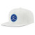 Mizuno Crossed Clubs Snapback Hat White #2603850000 View 1