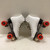 Used DOMINION CANADA Child Roller Quad Skates White Adjustable 11725-S000494609 View 3