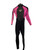 Used Roxy Junior Full Suit Black And Pink JR 16 11443-S000200001 View 1