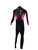 Used Roxy Junior Full Suit Black And Pink JR 16 11443-S000200001 View 2