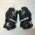 Used Brine KING ELITE Lacrosse Gloves Mens Black MD 11710-S000122600 View 1