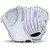 New Wilson A500 SIREN 2026 RH Throw Fastpitch Gloves White And Purple 12 1/2" 11890-S000136661 View 1