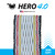 ECD Hero 4.0 Semi-Soft Lacrosse Mesh Black/Red/Yellow #107088 View 1
