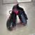 Used Adidas GOLETTO VII FG Soccer Cleats Black And Pink Youth 10.0 11479-S000410294 View 1