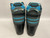 Used Burton ZIPLINE Boys Snowboard Boots Black And Sky Blue Junior 06 11895-S000021193 View 4