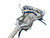 Used STX FIBER Mens Complete Lacrosse Stick White w/ ECD Head 40.5" 11731-S000153053 View 2