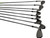 Used Taylormade SUPERSTEEL BURNER Mens Golf Iron Set RH 3I-PW w/ Precision Rifle S-90 Shafts -3/4" 11731-S000153133 View 5