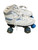 Used LASER 7.9 MX Senior Roller Quad Skates White Senior 4 11899-S000013335 View 2