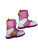 Used Burton ZIPLINE BOA Girls Snowboard Boots White And Neon Pink Youth 07.0 11835-S000201722 View 2