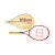 Wilson PRO 95 Adult Tennis Racquet Red 4" View 1