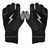 New YOUTH BLACK PREMIUM PRO CHROME SERIES LONG CUFF BATTING GLOVE BRUCE BOLT 11834-502B1 View 1
