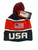 Used USA SOCCER BEANIE Soccer Top Adt White/Royal/Red Senior 11842-S000224779 View 1