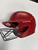 Used Easton GAMETIME 7 1/8 7 3/4 Batting Helmet w/Mask Red One Size View 1