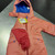 Used Patagonia ONE-PIECE SNOWSUIT Youth Racing Suit Coral XS 11781-S000043302 View 3