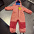 Used Patagonia ONE-PIECE SNOWSUIT Youth Racing Suit Coral XS 11781-S000043302 View 1