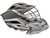 Used Cascade XRS Pro Lacrosse Helmet Matte Grey/White 11742-S000514709 View 1