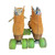 Used MOXI LOLLY CL CLEMENTINE 8 Senior Roller Quad Skates Orange Senior 8 11708-S000187821 View 3