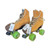 Used MOXI LOLLY CL CLEMENTINE 8 Senior Roller Quad Skates Orange Senior 8 11708-S000187821 View 1
