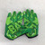 Used Battle Sports DOOM SPEED JR SM RECEIVER GLOVES FB Gloves Green SM 11752-S000073056 View 2