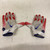 Used Nike VAPOR FB Gloves White/Royal/Red MD 11725-S000495913 View 1