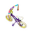 Used Dynacraft MAGNA JEWEL BMX Bike Girls Purple 12" 11479-S000411822 View 1