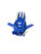 Used Under Armour FOOTBALL GLOVES FB Gloves Navy Blue Youth 11899-S000014885 View 1