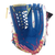 Used Wilson A2000 LTM FP T125 RHT NEVER USED RH Throw Fastpitch Gloves Royal Blue And White 12 1/2" View 4
