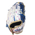 Used Wilson A2000 LTM FP T125 RHT NEVER USED RH Throw Fastpitch Gloves Royal Blue And White 12 1/2" View 2