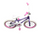 Used Huffy SEA STAR BMX Bike Girls Purple 18" 11866-S000032158 View 2