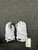 Used Nike VAPOR ELITE Lacrosse Gloves Mens White MD 11162-S000442538 View 2