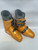 Used Tecnica TJR SUPER Mens DH Ski Boot Orange 245 MP - M06.5 - W07.5 11879-S000016483 View 1