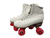 Used CRAZY SKATES RETRO Senior Roller Quad Skates White Senior 7.5 11866-S000032282 View 2
