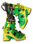 Used Black Diamond QUADRANT FLEX 120 Mens DH Ski Boot Green 255 MP - M07.5 - W08.5 11845-S000035332 View 1